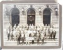 K OF P PHOTO * OLD VINTAGE CLEVELAND OHIO BW
