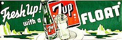 7UP Soda Float Poster - Seven Up