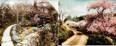 WALLACE NUTTING PRINTS * 2 OLD VINTAGE WALLACE