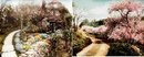 WALLACE NUTTING PRINTS * 2 OLD VINTAGE FALL