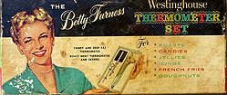 VINTAGE WESTINGHOUSE THERMOMETER DISPLAY