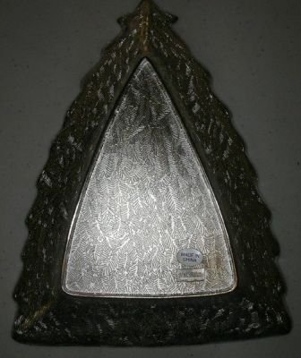 International Silver Xmas Candy Tray
