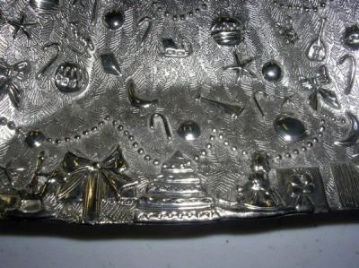 International Silver Xmas Candy Tray