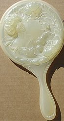 Celluloid Hand Mirror