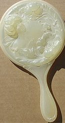 Celluloid Hand Mirror