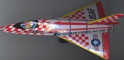 VINTAGE PLANE TOY * Old Japan Tin Litho Air