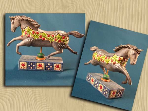CAROUSEL HORSE STATUE - ENESCO JIM SHORE