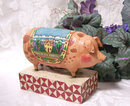 ENESCO PIG FIGURINE * JIM SHORE HEARTWOOD CREEK