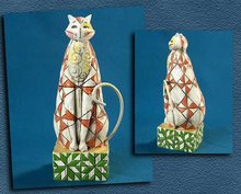ENESCO STAR CAT STATUE * JIM SHORE HEARTWOOD