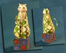 ENESCO GREEN STAR CAT STATUE * JIM SHORE