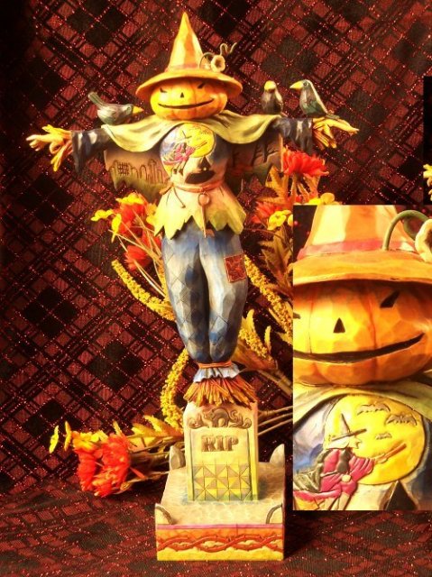 JIM SHORE HALLOWEEN STATUE * ENESCO