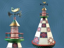 JIM SHORE LIGHTHOUSE STATUE * ENESCO HEARTWOOD