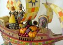 JIM SHORE PILGRIM SHIP STATUE * ENESCO