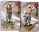 JIM SHORE GOLFER MAN STATUE * ENESCO