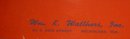 WALTHER MODEL RAILROAD BOX * OLD VINTAGE LONG