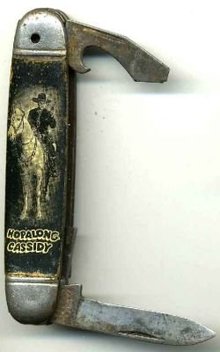 Hopalong Cassidy Pocket Knife / old vintage