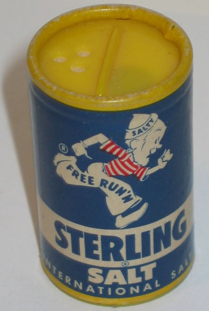 Sterling Mr. Salty Salt Shaker Sample