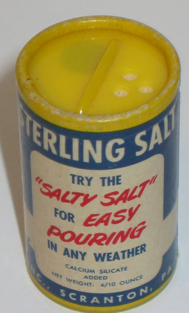 Sterling Mr. Salty Salt Shaker Sample