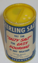 Sterling Mr. Salty Salt Shaker Sample