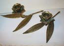 Brass Branch Candlestick Holders