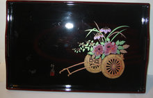 VINTAGE LAQUER JAPAN TRAY