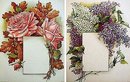4 VINTAGE NY FLORAL LITHOGRPAHS PRINTS