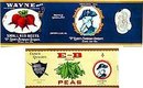 33 Vintage Vegetable Fruit Can Labels