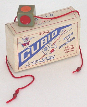VINTAGE ROYAL CUBIO MAGIC TRICK IN BOX 1945