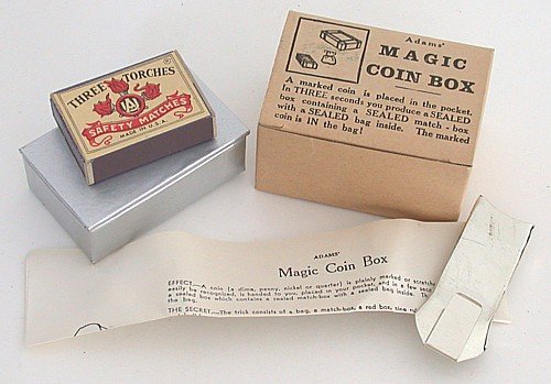 Adams Magic Coin Slide Box Toy