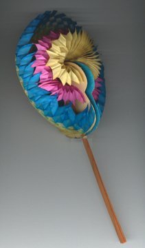 JAPAN FLOWER TOY * OLD VINTAGE WOOD HANDLE TOYS
