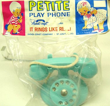 4 VINTAGE DOLL HOUSE TOY PLAY TELEPHONES in