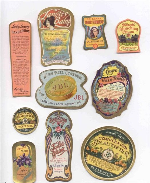 Logansport Cosmetic Beauty Labels