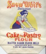 Snow White Flour Bag 1940s