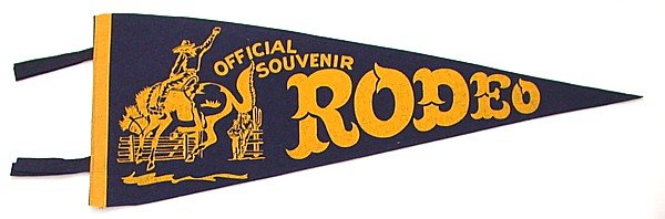 Rodeo Felt Pennant