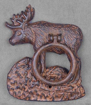 CAST IRON MOOSE DOOR KNOCKER