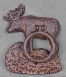 CAST IRON MOOSE DOOR KNOCKER
