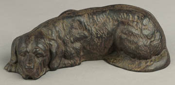 CAST IRON DOG BANK * NEW