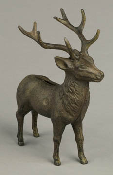 CAST IRON DEER BANK * NEW