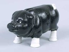 CAST IRON PIG PIGGY BANK