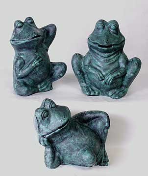 Cast Iron Frog Banks