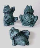 Cast Iron Frog Banks