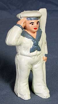 CAST IRON SAILOR BANK