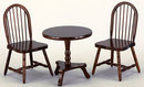 MAHOGONY DOLL HOUSE WINDSOR DINING ROOM SET