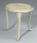 CAST IRON HEART DOLL HOUSE METAL TABLE