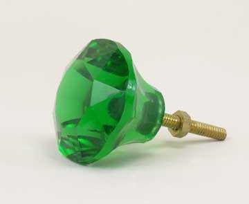 Green Glass Drawer Pulls 2