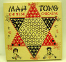 VINTAGE ALOX CHECKER BOARD * OLD MAH TONG