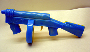 VINTAGE MACHINE GUNS * 6 OLD 1950S CLICKER TOYS