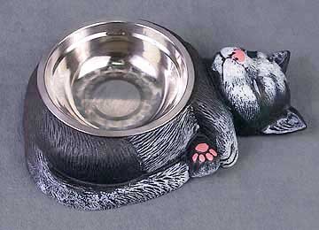 CAST IRON CAT FEEDING BOWL