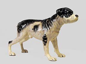 CAST IRON BULLDOG STATUE * BULL DOG