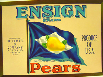 Ensign Pear Label